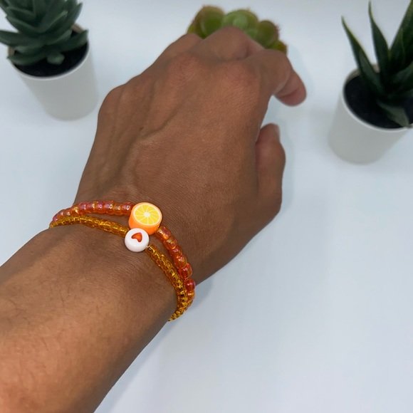 Handmade Trendy Y2K Inspired Glass Seed Bead Bracelet Set - Picture 7 of 7